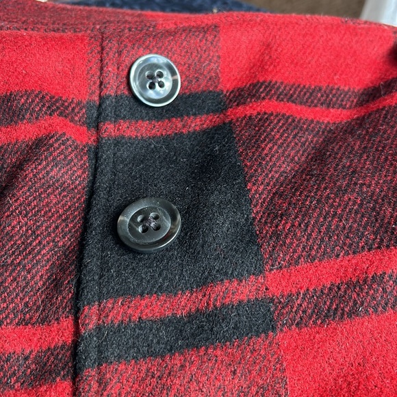 GAP Wool Red Plaid Miniskirt - Picture 3 of 6